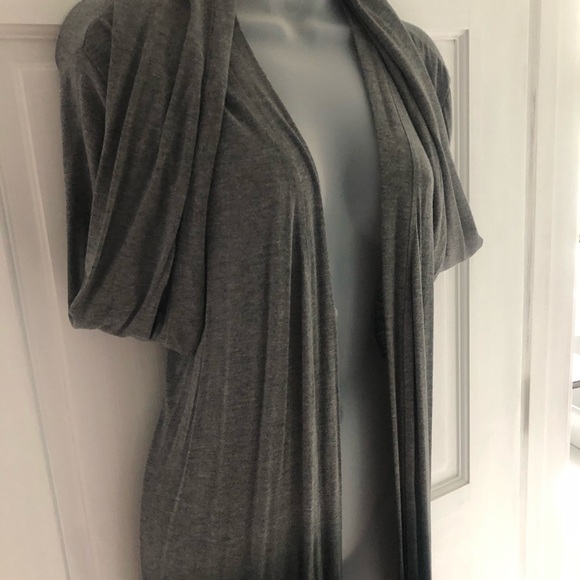 Mod-O-Doc Jersey Dip-Dye Shirred Back Cardigan - Picture 6 of 6